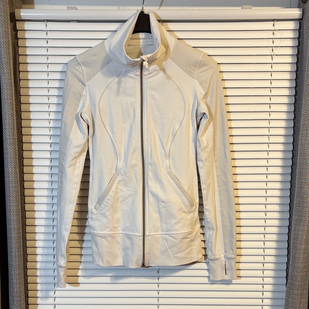 lululemon athletica white Jacket